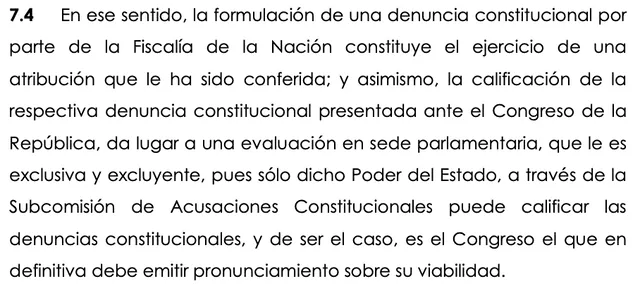 Pronunciamiento del juez supremo sobre recurso interpuesto por la defensa de Castillo. Foto: documento