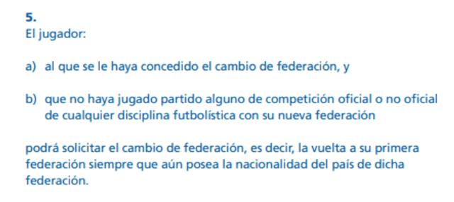 Artículo 7 del capítulo 3 del Manual Legal de la FIFA. Foto: captura   