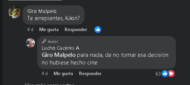El actor Lucho Cáceres no se arrepiente de haberle dicho que no a 'Al fondo hay sitio'. Foto: Facebook América TV.   