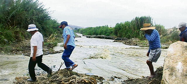 Aumento del caudal de ríos ponen en alerta a tres distritos