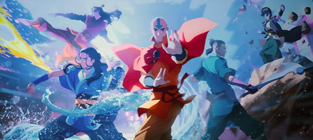  Imagen oficial de "Avatar: la leyenda de Aang" revelada en la CinemaCon. Foto: Paramount   