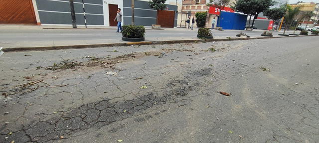 Así quedó la av. Del Ejército tras accidente vehicular. Foto: Municipalidad de Miraflores    