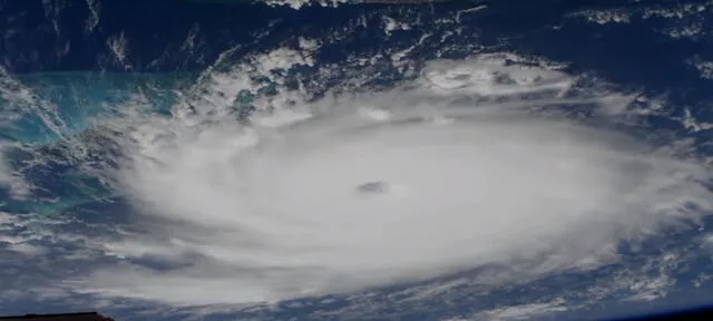 La furia del huracán Dorian. Foto: AFP.