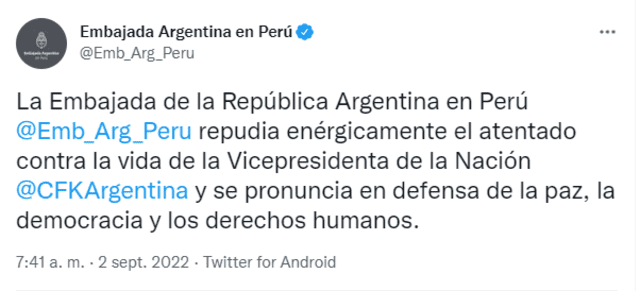 Embajada argentina