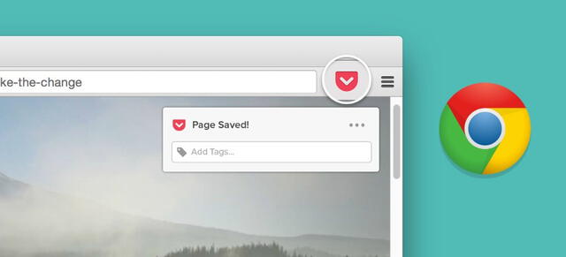 Esta herramienta te permite etiquetar y almacenar contenido interesante. Foto: Save to Pocket