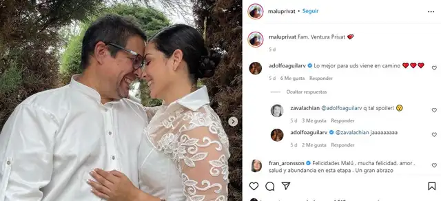 Malú Privat y Sandro Ventura se casaron. Foto: Malú Privat/Instagram Malú Privat y Sandro Ventura se casaron. Foto: Malú Privat/Instagram