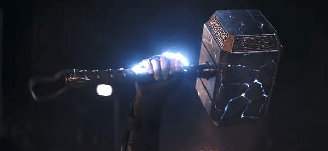 Mjolnir reconstruido. Foto: captura de Marvel
