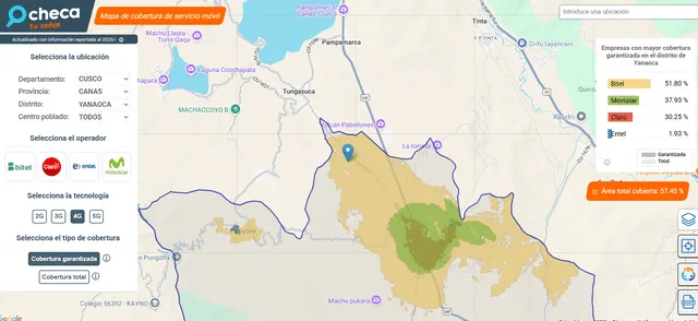 Puedes revisar 'Checa tu señal' desde cualquier dispositivo. Foto: Captura Puedes revisar 'Checa tu señal' desde cualquier dispositivo. Foto: Captura