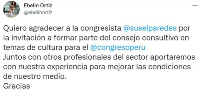 Ebelin Ortiz formará parte de un grupo de trabajo en el congreso.