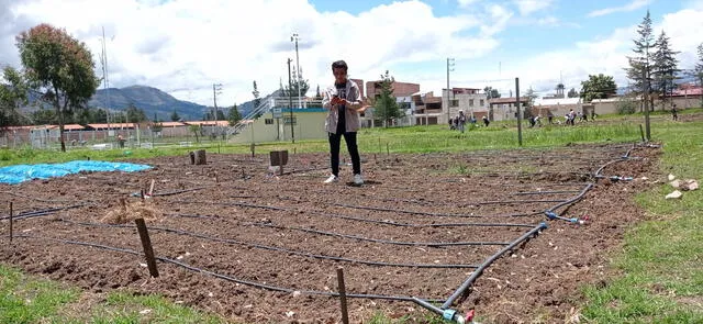 Casinaldo Lucero, becante de Pronabec, busca potenciar la agricultura rural. Foto: cortesía Casinaldo