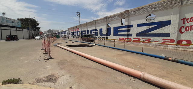 Obra de cambio de colector Bolognesi es observado. Foto: La República