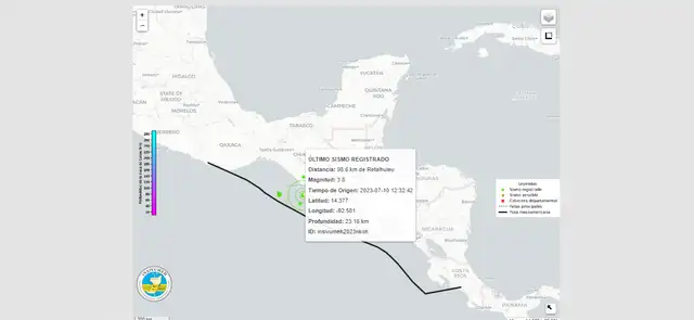 Temblor hoy