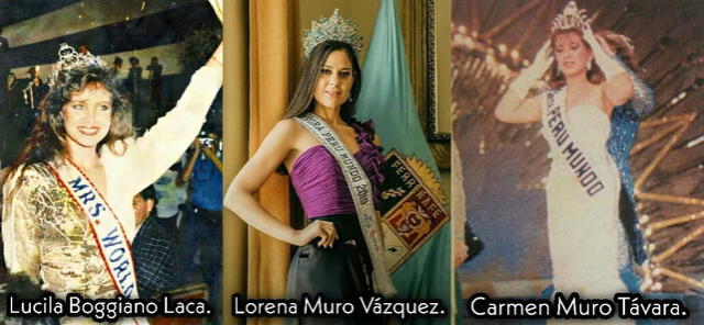 Lorena Muro proviene de una larga casta de reinas de belleza. Foto: Lorena Muro/Facebook