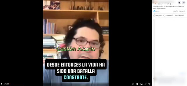  Desinformación sobre Gastón Acurio. Foto: captura en Facebook.&nbsp;<br><br>    