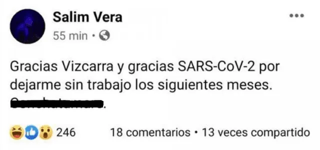 Salim Vera insulta al presidente Martín Vizcarra