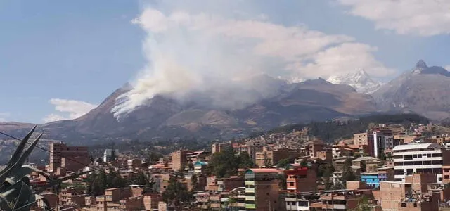 Incendio forestal habría iniciado durante la tarde del lunes 12 de agosto. Foto: difusión   