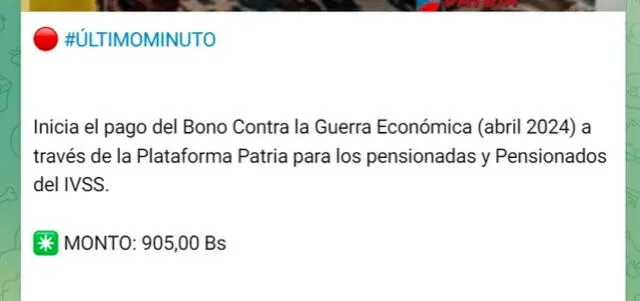 Bono de Guerra Económica, 3 de mayo 2024: FECHAS DE DEPÓSITO, montos, cómo cobrar y ÚLTIMAS NOTICIAS | porque no me llega el bono de guerra económica | Nuevo Monto del Bono de Guerra | que paso con el bono de guerra de los pensionados | Venezuela