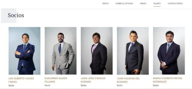  Canales Durand integra estudio jurídico con los excongresistas Luis Valdez y Guillermo Aliaga.   