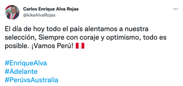 Twitter de Carlos Alva