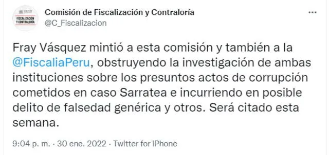 Comisión de Fiscalización