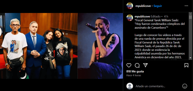 Anuncian la condena de los implicados de la muerte de Canserbero. Foto: Instagram Anuncian la condena de los implicados de la muerte de Canserbero. Foto: Instagram