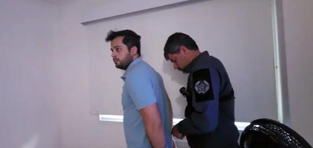 El anestesista colombiano Andrés Eduardo Oñate Carrillo fue arrestado en Brasil. Foto: TV Globo