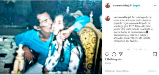 Hija de ‘Don Ramón’ comparte foto inédita del actor por el Día del Padre. Foto: Instagram.