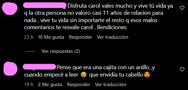 Usuarios felicitan a Carol Reali y creen que tiene nuevo amor