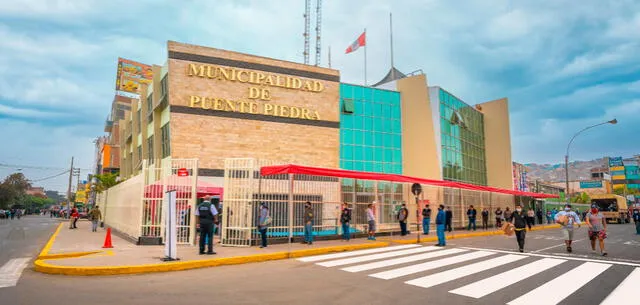  La Municipalidad de Puente, ubicada en la calle 9 de Junio 100. Foto: Municipalidad de Puente Piedra   