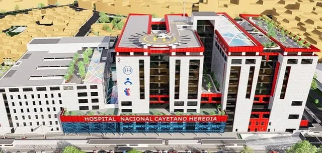 La renovación del hospital Cayetano Heredia forma parte del Plan Hospitales Centenarios. Foto: Perú Construye   