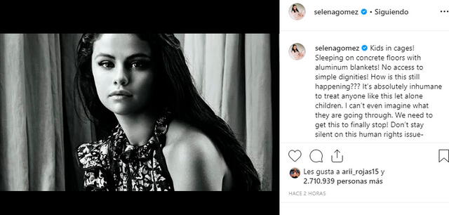 Selena Gomez despotrica contra Trump