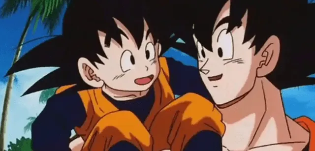 Goku y Goten en Dragon Ball Z