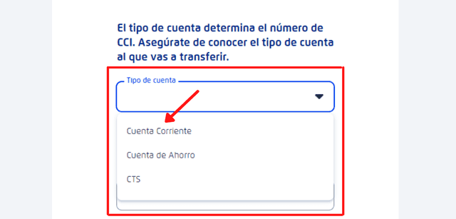 Conoce tu CCI del BCP online a través de la plataforma oficial del Banco de Crédito del Perú. Foto: captura BCP