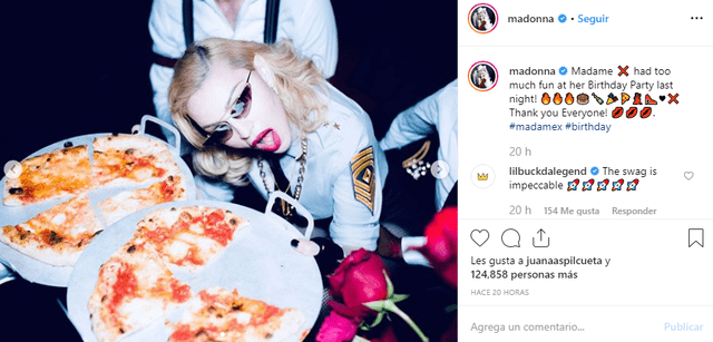 Madonna comparte la desenfrenada fiesta por sus 61 años 