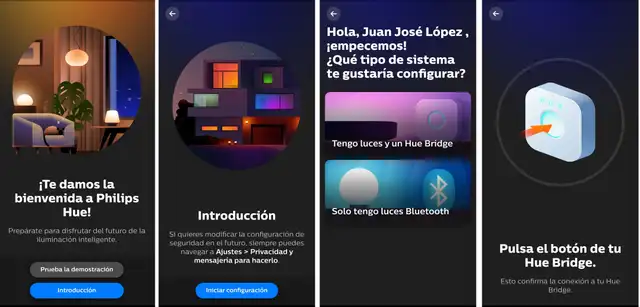  Configuración del Hue Bridge. Foto: La República<br><br>    