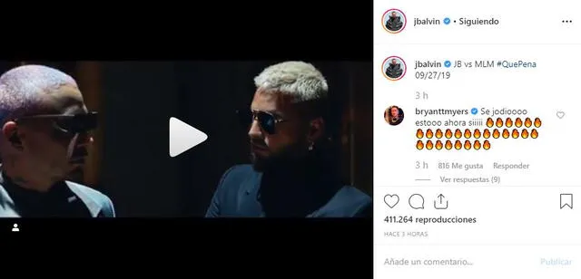 Maluma y J Balvin causan revuelo con adelanto del videoclip de su tema “Que pena”