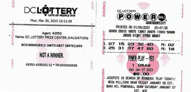 El ticket de John Cheecks con el que asegura haber ganado el premio mayor del Powerball. Foto: NBC Washington.    