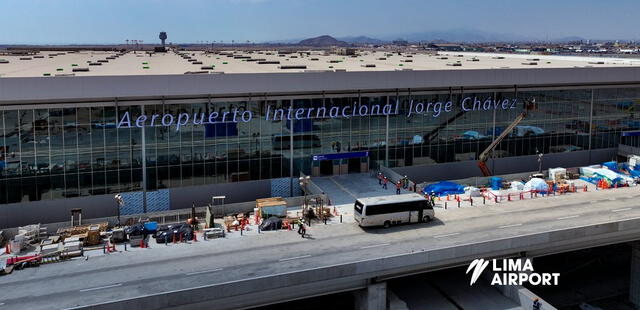 Fachada del nuevo Aeropuerto Internacional Jorge Chávez. Foto: LAP   