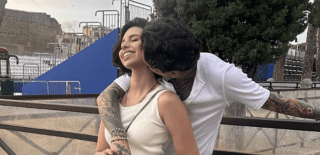   Ángela Aguilar and Christian Nodal confirm their love relationship.  Photo: Sports World   