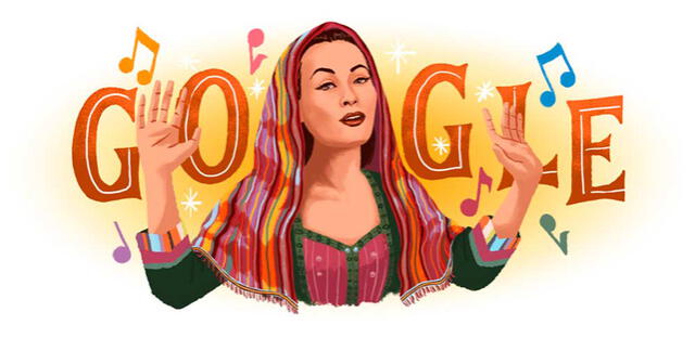 Doodle de Yma Sumac de Google