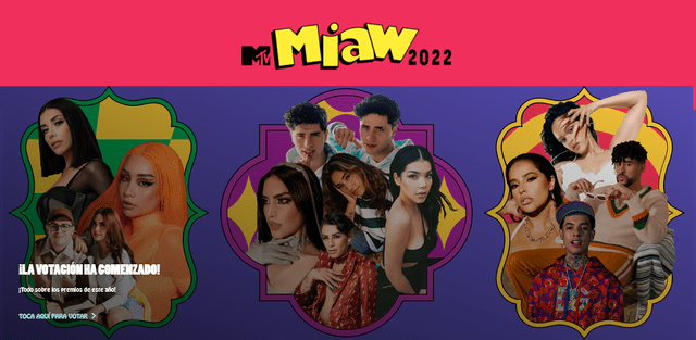 MTV Miaw 2022 votar