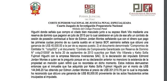  Keiko Fujimori simuló venta de inmueble en Cieneguilla. Foto: documento   