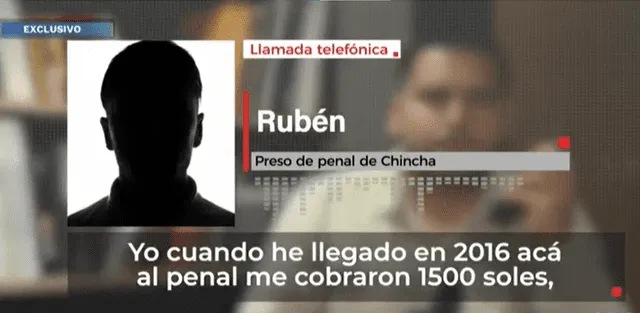 Prisiones acusan extorsiones dentro del penal de Chincha. Foto: Captura América Noticias   