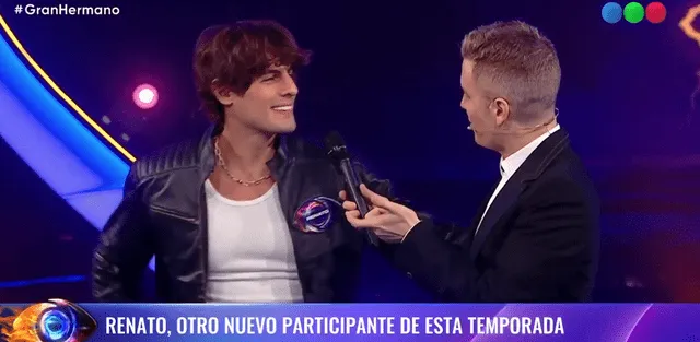 Renato Rossini fue presentador en 'Gran hermano 2025 Argentina'. Foto: Telefe.   