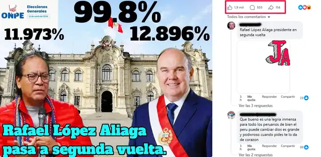 Cifras del post más viral en redes sociales. Foto: Facebook  