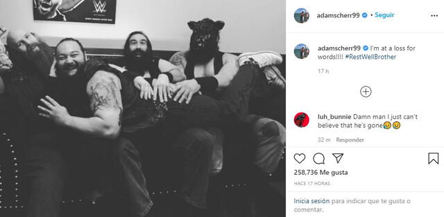 Braun Strowman compartió una tierna foto de The Wyatt Family
