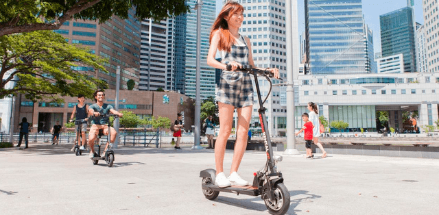 Los scooters son un medio de transporte alterno que son usados por un sector de la población de Lima. Foto: Difusión.