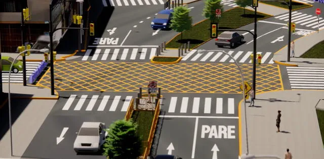 La nueva av. Lurigancho contará con semáforos y áreas verdes. Foto: Emape   