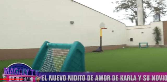 Ambiente de juegos de la casa de Karla Tarazona. Foto: captura de ATV