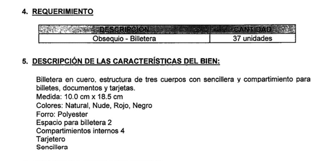  TdR de la solicitud de compra de las billeteras Renzo Costa. Foto: captura de documento   